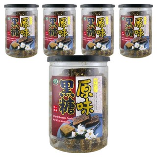 綠得製菓 原味黑糖塊, 300g, 5罐