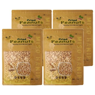 미소한입 튀김 땅콩, 1kg, 4개