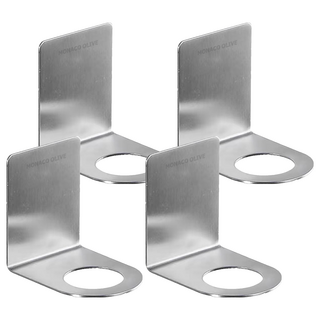 모나코올리브 모브 스텐 샴푸린스 홀더, 실버, 4개