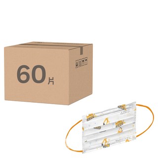 ABIS 小童平面醫用口罩 12.5 x 8cm, 廠長大人監修中 挖土機, 10片, 6盒