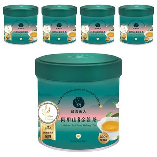 台灣茶人 阿里山風味金萱茶, 40g, 1入, 5罐
