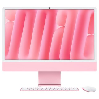 Apple iMac 24吋 M4 10核心GPU 原廠保固, 粉紅色, 24GB, 512GB, MAC OS, MD2U4TA/A