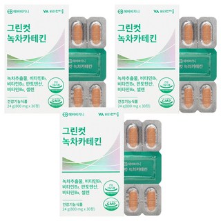 에버비키니 그린컷 녹차카테킨, 30정, 3개