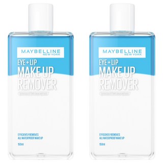 MAYBELLINE 媚比琳 台灣公司貨 輕柔眼唇卸妝液, 150ml, 2瓶, 2件