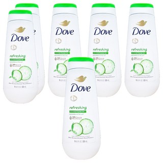 Dove 多芬 清爽水嫩沐浴露, 325ml, 6瓶