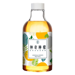 SOAPBERRY 古寶無患子 神奇檸檬泡沫水垢清潔劑補充瓶 500g，天然檸檬酸，有效去除水垢，浴室清潔好幫手, 1瓶