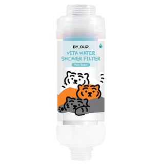 BY OUR 完美純淨沐浴過濾器 MUZIKTIGER聯名款 105g, 浪漫白花香, 1個