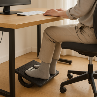 Wizus 桌下指壓腳踏板 33cm, 黑色