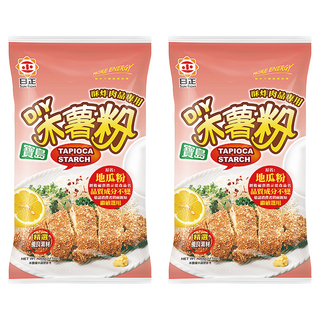 日正食品 寶島木薯粉 酥炸肉品專用, 400g, 2包