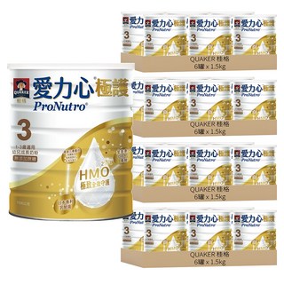 QUAKER 桂格 ProNutro 愛力心 極護幼兒成長奶粉3號 1~3歲, 1.5kg, 24罐