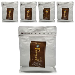 eCOFFEE 壹咖啡 精品莊園 印尼 黃印 黃金曼特寧, Whole Bean, 200g, 5包