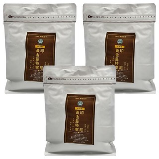 eCOFFEE 壹咖啡 精品莊園 印尼 黃印 黃金曼特寧, Whole Bean, 200g, 3包