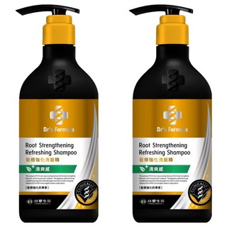 台塑生醫 Dr's Formula 髮根強化洗髮精 清爽感, 580g, 2瓶