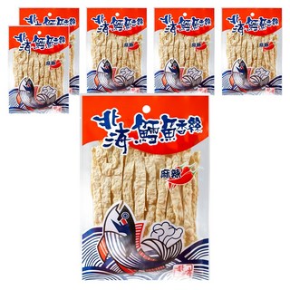 北海 麻辣北海鱈魚香絲, 45g, 6包