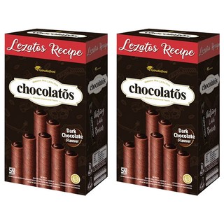 Gery 芝莉 捲心酥 黑巧克力, 酥、香、脆, 真材實料, 濃厚口感, 280g, 2盒