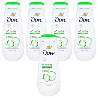 Dove 多芬 清爽水嫩沐浴露, 325ml, 5瓶