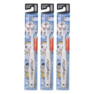 EBiSU 惠百施 兒童牙刷, 哆啦A夢 款式隨機, 1入, 3支