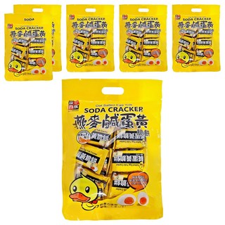 味覺百饌 鹹蛋黃蘇打脆餅, 燕麥鹹蛋黃口味, 312g, 6袋