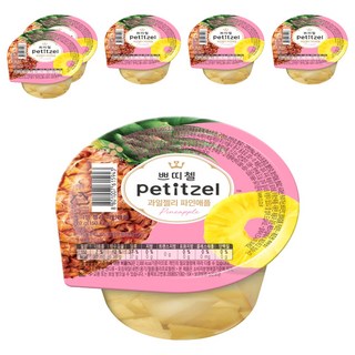 CJ petitzel 鳳梨水果果凍, 210g, 6個