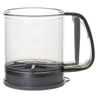 手持麵粉雙層過濾器 附蓋, 1個