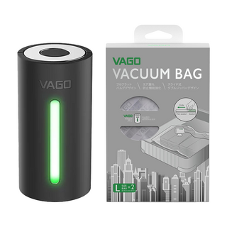 VAGO Z C 真空機 + 真空袋 L 組合 TVD2C-BLACK + TVBZ32