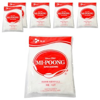 CJ 味素 高級味精 純度99%以上, 1kg, 6包