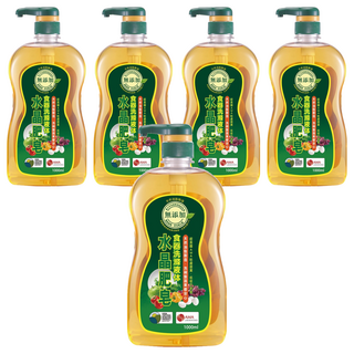 南僑水晶 水晶肥皂 食器洗滌液体, 1L, 5瓶