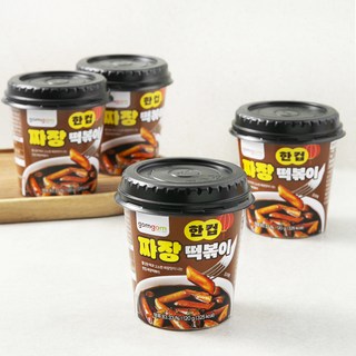 곰곰 한컵 짜장 떡볶이, 120g, 4개