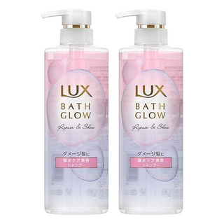 LUX 麗仕 Bath Glow 亮澤保水洗髮精 受損髮專用 490g, 2瓶