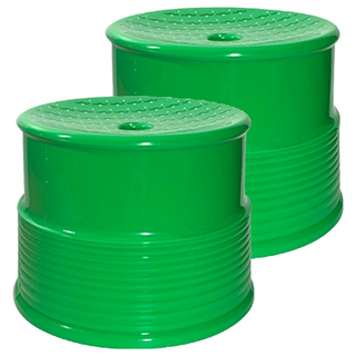 震嶸塑膠 大勇士椅 堆疊收納方便不佔空間 微凹弧形椅面久坐舒適 中間開口孔洞通風好拿取, 29.2x29.2x22cm, 顏色隨機