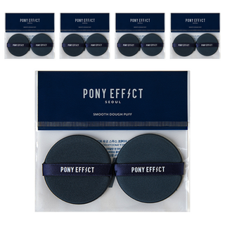 PONY EFFECT 光滑氣墊粉撲 2入組 替換好方便, 5組