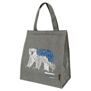 Discovery 探索頻道 DIS重磅加厚保溫袋, 北極熊灰, 1個