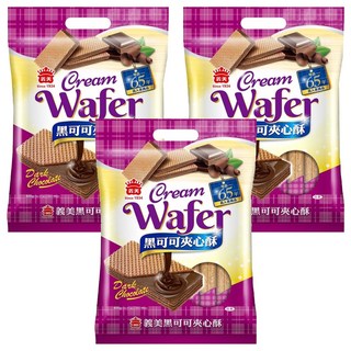 義美 夾心酥 黑可可, 400g, 3袋