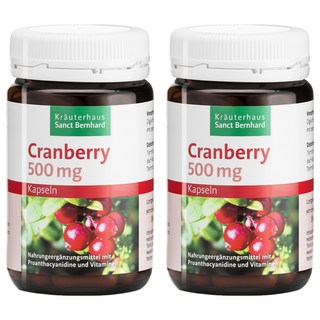 Sanct Bernhard 聖伯納德 蔓越莓精萃膠囊, 90顆, 669.4mg, 2罐