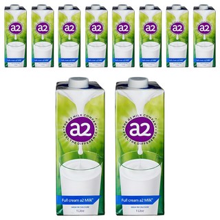 a2 MILK A2蛋白質牛奶, 1L, 10瓶