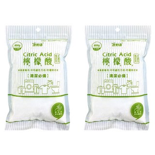 室翲香 檸檬酸 輕鬆去除污漬 有效去除咖啡、茶垢及衣服泛黃, 800g, 2包