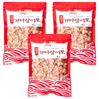 gomgom 柴魚片 90g, 韓國產, 3包