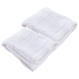 LIFE 來福牌 毛巾 HS0542 36x76cm 131.25g, 白色, 2入