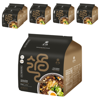 老鍋米粉 江戶春雨，日式風味冬粉 4包, 65g, 6袋