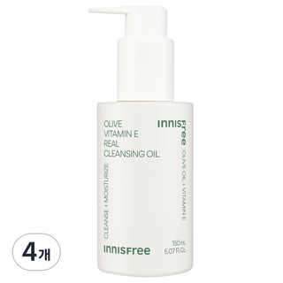 INNISFREE 橄欖維他命E真卸妝油, 4個, 150ml