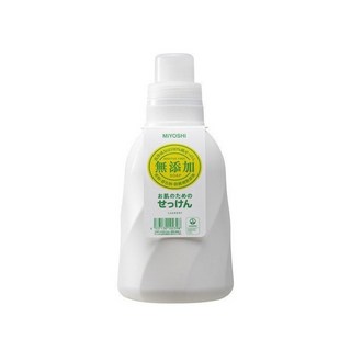 MIYOSHI 玉之肌 無添加洗衣液 37.2 fl oz 純皂含量（30%脂肪酸鉀）, 1.1L, 1瓶