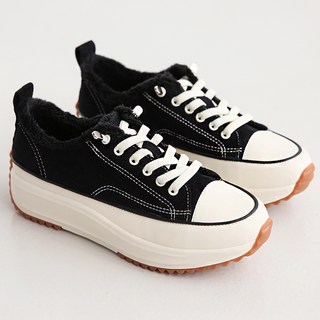 단골언니 여성용 방한 코듀로이 밴딩 키높이 스니커즈 소믈리