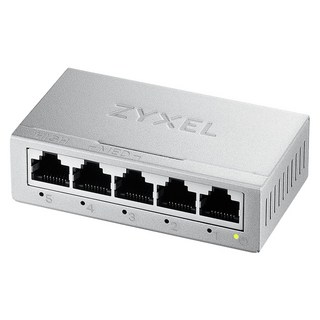合勤 ZYXEL 5埠桌上型Gigabit 乙太網路交換器 GS-105Bv5 輕鬆擴展網路, 1個