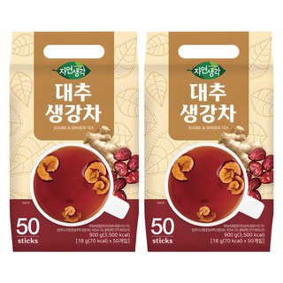 자연생각 대추 생강차, 18g, 50개입, 2개