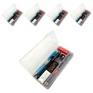 DONG-A Promatic 自動鉛筆 + 原子筆 文具組, 混合顏色, 5套