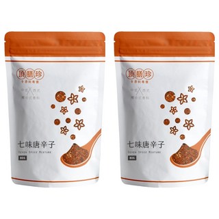 頂膳珍 七味唐辛子, 中西式複合香料, 80g, 2包
