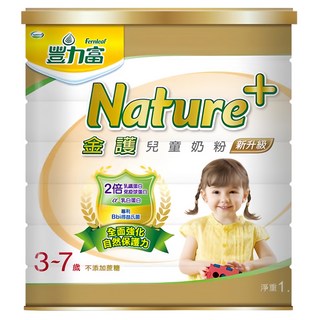 Fernleaf 豐力富 Nature+ 金護兒童奶粉，新升級，適合3-7歲兒童，2倍免疫球蛋白+乳鐵蛋白，不添加蔗糖, 1.5kg, 1罐