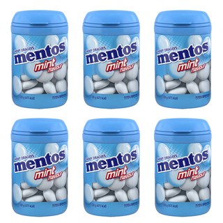 mentos 曼陀珠 罐裝曼陀珠 薄荷口味, 120g, 6罐