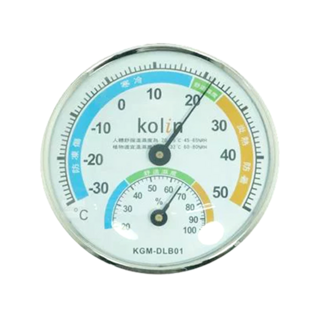 Kolin 歌林 溫溼度計, 座/掛兩用 白色, 1個