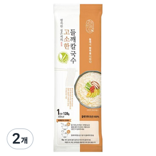 지리산처럼 들깨 칼국수 1인분, 2개, 128g